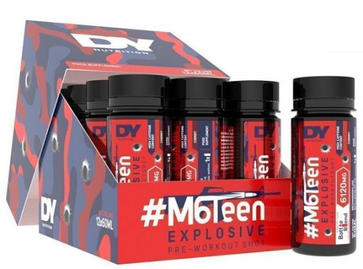 Dorian Yates #M6Teen Explosive Pre-Workout Shot 12 x 60ml