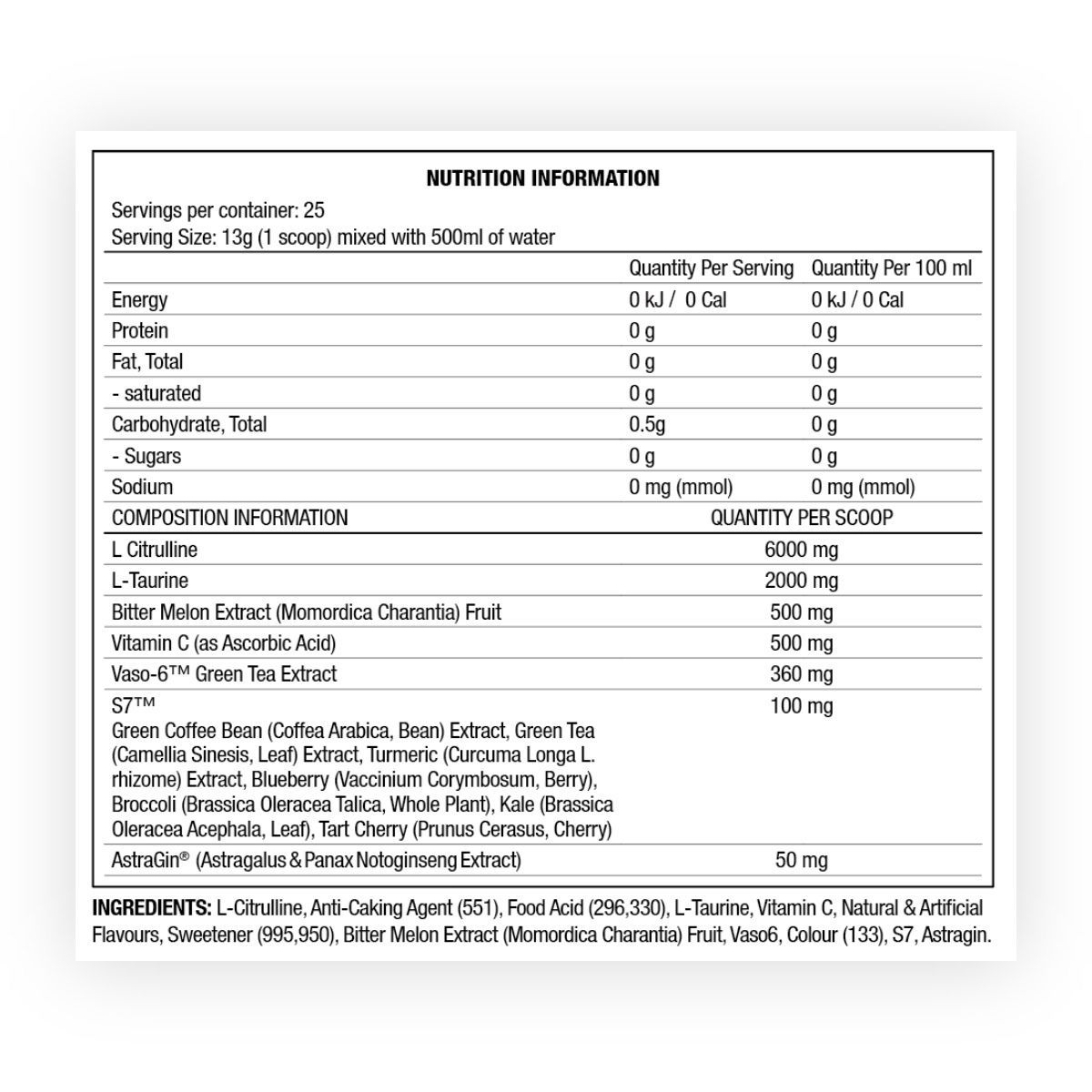 Chaos Crew Pump The Chaos Extreme 325g