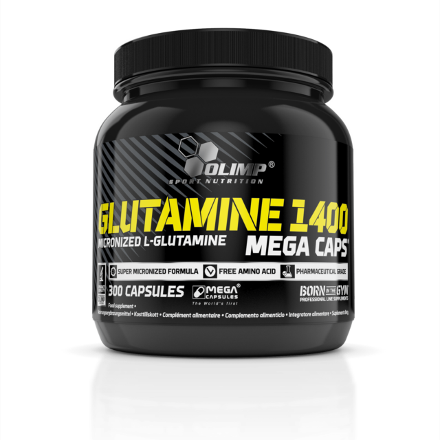 Olimp Nutrition Glutamine Mega Caps 300 Caps - gymstop